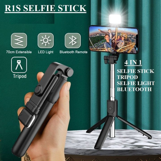 4 in 1 R1S Wireless Selfie Stick